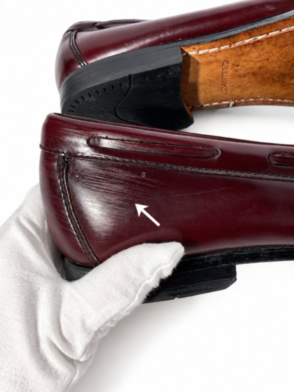 Vintage G.H. Bass & Co. Jackie Burgundy Leather Tassel Loafers Size 11M - Picture 5 of 7